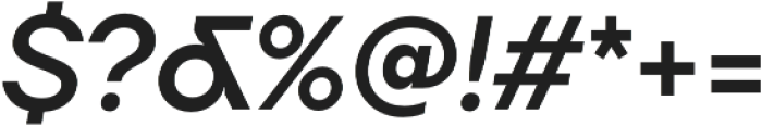 TT Firs Neue Medium Italic otf (500) Font OTHER CHARS