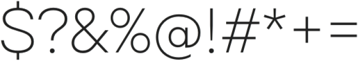 TT Firs Text ExtraLight otf (200) Font OTHER CHARS