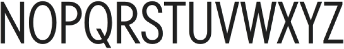 TT Fors Condensed Regular otf (400) Font UPPERCASE