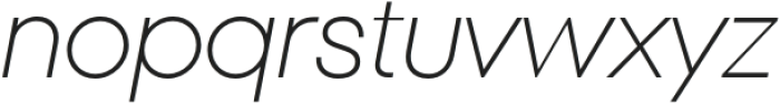 TT Fors Display ExtraLight Italic otf (200) Font LOWERCASE
