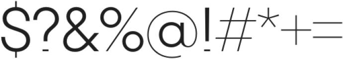 TT Fors Display Light otf (300) Font OTHER CHARS