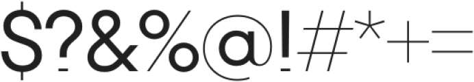 TT Fors Display Regular otf (400) Font OTHER CHARS