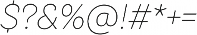 TT Hazelnuts ExtraLight Italic otf (200) Font OTHER CHARS