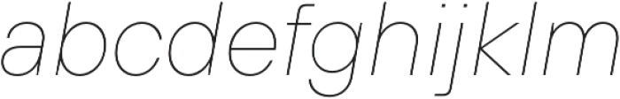 TT Hoves Medium Italic otf (500) Font LOWERCASE