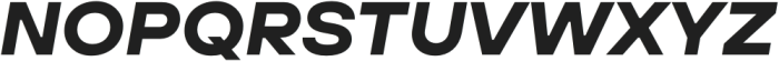 TT Hoves Pro Expanded Bold Italic otf (700) Font UPPERCASE