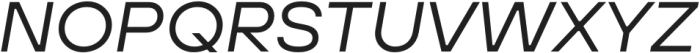 TT Hoves Pro Expanded Italic otf (400) Font UPPERCASE