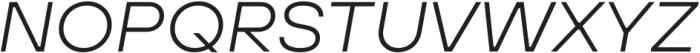TT Hoves Pro Expanded Light Italic otf (300) Font UPPERCASE