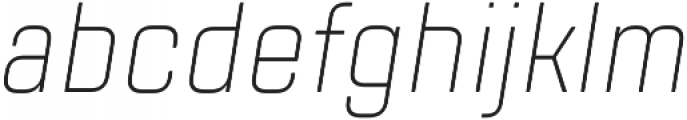 TT Lakes Condensed ExtraLight Italic otf (200) Font LOWERCASE