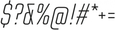 TT Lakes Neue Compressed ExtraLight Italic otf (200) Font OTHER CHARS