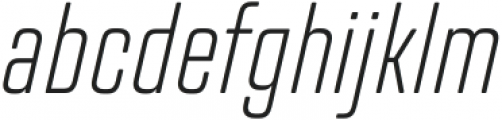 TT Lakes Neue Compressed ExtraLight Italic otf (200) Font LOWERCASE