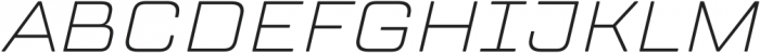 TT Lakes Neue Extended ExtraLight Italic otf (200) Font UPPERCASE