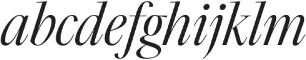 TT Livret Display Light Italic ttf (300) Font LOWERCASE