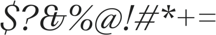TT Livret Italic Variable ttf (400) Font OTHER CHARS