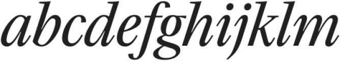 TT Livret Subhead Italic ttf (400) Font LOWERCASE
