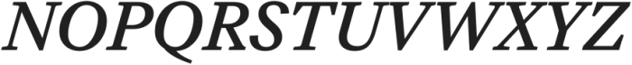 TT Livret Text Medium Italic ttf (500) Font UPPERCASE