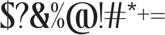 TT MONTERO  Regular otf (400) Font OTHER CHARS