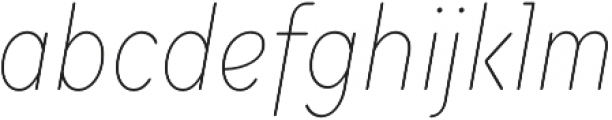 TT Milks Thin Italic otf (100) Font LOWERCASE