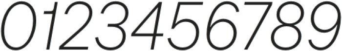 TT Neoris ExtraLight Italic otf (200) Font OTHER CHARS