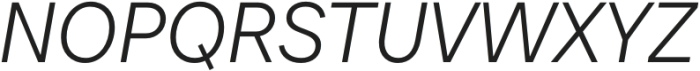 TT Neoris Light Italic otf (300) Font UPPERCASE