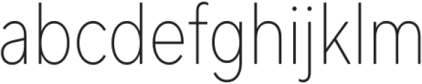 TT Norms Pro Condensed ExtraLight otf (200) Font LOWERCASE