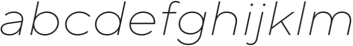 TT Norms Pro Expanded ExtraLight Italic otf (200) Font LOWERCASE