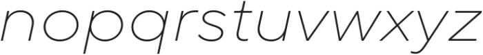 TT Norms Pro Expanded ExtraLight Italic otf (200) Font LOWERCASE