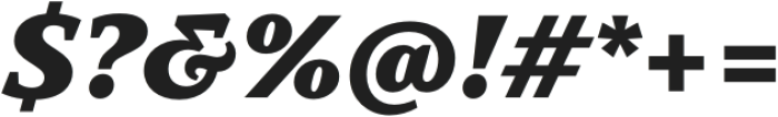 TT Norms Pro Serif Black Italic otf (900) Font OTHER CHARS