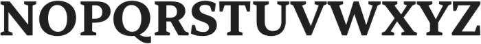TT Norms Pro Serif Bold otf (700) Font UPPERCASE