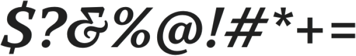 TT Norms Pro Serif DemiBold Italic otf (600) Font OTHER CHARS