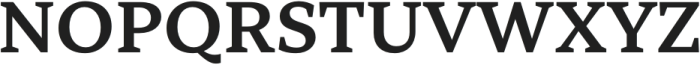 TT Norms Pro Serif DemiBold otf (600) Font UPPERCASE