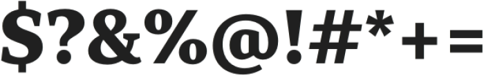 TT Norms Pro Serif ExtraBold otf (700) Font OTHER CHARS