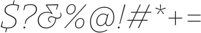 TT Norms Pro Serif ExtraLight Italic otf (200) Font OTHER CHARS