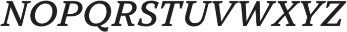 TT Norms Pro Serif Medium Italic otf (500) Font UPPERCASE