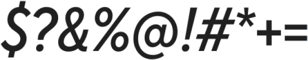 TT Norms Std Condensed Medium Italic otf (500) Font OTHER CHARS