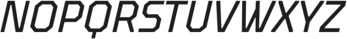 TT Octosquares Condensed Italic otf (400) Font UPPERCASE