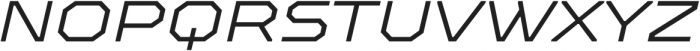 TT Octosquares Expanded Light Italic otf (300) Font UPPERCASE