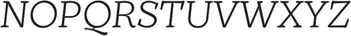 TT Phobos Light Italic otf (300) Font UPPERCASE