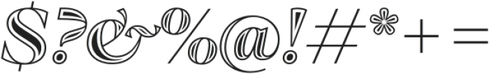 TT Ramillas Black Decor Italic otf (900) Font OTHER CHARS