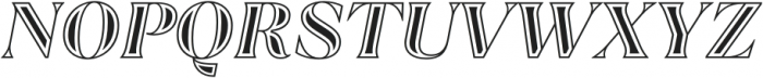 TT Ramillas Black Decor Italic otf (900) Font UPPERCASE