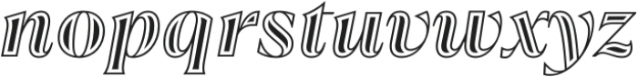 TT Ramillas Black Decor Italic otf (900) Font LOWERCASE
