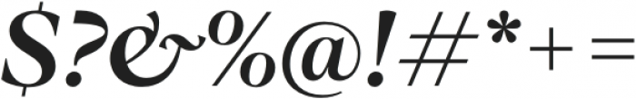 TT Ramillas Bold Italic otf (700) Font OTHER CHARS