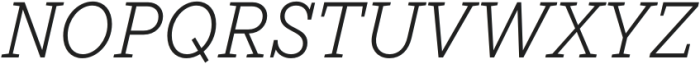 TT Rationalist Light Italic otf (300) Font UPPERCASE
