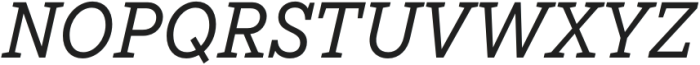 TT Rationalist Normal Italic otf (400) Font UPPERCASE