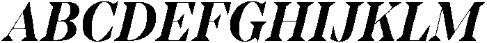 TT Regins Display Bold Italic otf (700) Font UPPERCASE