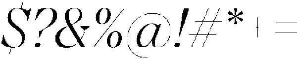 TT Regins Display Light Italic otf (300) Font OTHER CHARS