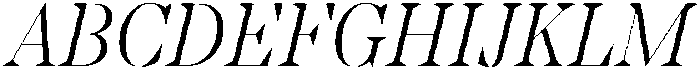 TT Regins Display Light Italic otf (300) Font UPPERCASE