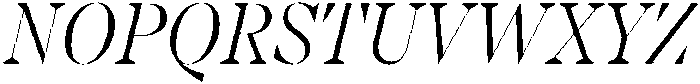 TT Regins Display Light Italic otf (300) Font UPPERCASE