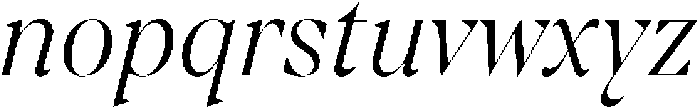 TT Regins Display Light Italic otf (300) Font LOWERCASE