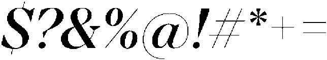 TT Regins Display Medium Italic otf (500) Font OTHER CHARS