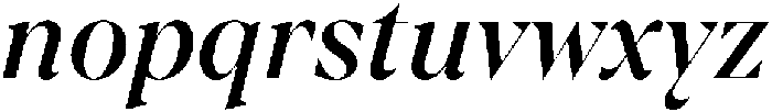 TT Regins Display Medium Italic otf (500) Font LOWERCASE